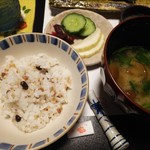 湯涌温泉 湯の出旅館 - ご飯と味噌汁など