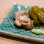 うを徳 - 蝦夷（えぞ）仙鳳趾（せんぽうし）の蠔（かき）に京師（みやこ）萬願寺蕃椒（まんぐわんじたうがらし）