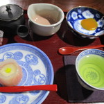 日本茶喫茶・蔵のギャラリー 棗 - 玉露セット