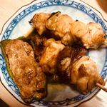 江戸政 - ネギマ、スタミナハート、ピーマン肉詰め