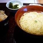 澄まし処 お料理 ふくぼく - Aセット  名物鴨だしご飯セット 澄まし麺