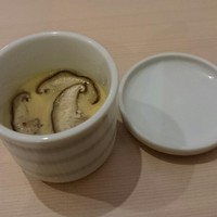 だし屋 おわん - セットの茶碗蒸し 本日はユリ根の冷製