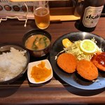 Kuniichi - くりーむコロッケ定食 720円