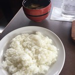 ぎんざスエヒロ 水戸店 - ライス味噌汁付き