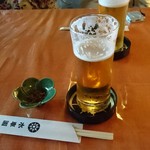 Suishaen - 先ずはビール750円で喉を潤します