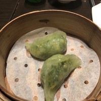 チャイナルーム - ホタテのニラの四川風海老蒸し餃子
