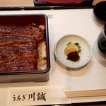 うな重(上)　3,950円+きも吸　350円