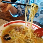 ちゃんぽん亭総本家 - 麺は同じ