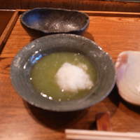 みかわ 是山居 - この夏初登場！夏用天つゆ！清々しいグリーン！