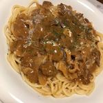 プー横丁 - スパゲティ ビーフストロガノフ