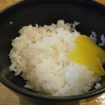 ラーメンにっこう - ライスです