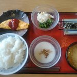 盛岡月が丘食堂 - 朝食セット（４００円）