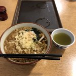 農協食堂 - たぬきうどん、470円。