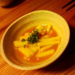 酒徒庵 - 生うにと鶏卵で和えた山芋