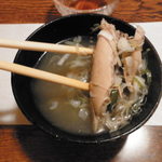 竹寿し - まさかのサムゲタンスープ(笑)