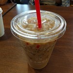 上島珈琲店 - アイス黒糖ミルクコーヒー410円