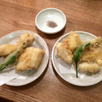 魚真 - 穴子の天ぷら