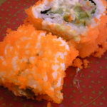 はま寿司 - ｶﾙﾌｫﾙﾆｱﾛｰﾙ。ｵﾚﾝｼﾞ色できれい。