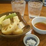 旬膳 ふる田 - 天ぷら レンコン 1個350円 2018年09月