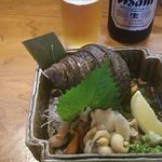 旬膳 ふる田 - 造り サザエ 650円 2018年09月