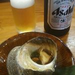 旬膳 ふる田 - つぼ焼き サザエ 650円 2018年09月