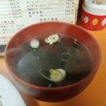 光栄軒 - 炒飯のスープ