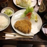 丸五 - 特上ロースかつ1850円+ご飯セット450円