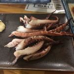 魚がし酒場 菊次 - ゲソ焼き