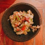 カフェバリチャンプル - サンバルマタ（調味料）→レモングラスが効いたさっぱりサンバル