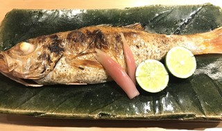 Sushiyoshino - のどぐろの塩焼き￥3800～