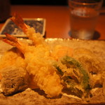 手打そば風來蕎 - 天ぷら盛り合わせ