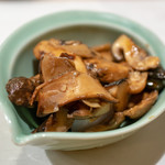 うを徳 - 2018.9 宮城黒鮑ステーキ 北海道松茸と京都大黒本しめじのソテー乗せ