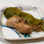 うを徳 - 2018.9 厚岸牡蠣と万願寺とうがらし有馬煮