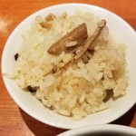 麺屋 六感堂 - 松茸ごはん
