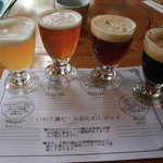 蔵元レストラン せきのいち - 2007/10 蔵ビール 飲み比べセット