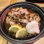 目利きの銀次 - お魚ステーキ　鮪の腹身わさびバター仕立て　￥646