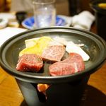 日本料理 汐菜 - 黒毛和牛陶板焼き