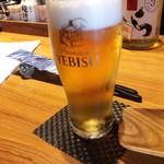 食道 萩 - 生ビール