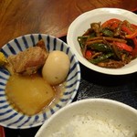 いろは - 豚の角煮と青椒肉絲