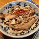 食道 萩 - 「ガツのユッケ」(400円)