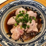 食道 萩 - 「秋鮭の白子」(700円)