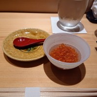 鮨 つぼみ - 最初に新物イクラ
