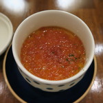 蕎麦懐石 義 - 30年9月　イクラ茶碗蒸し