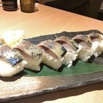 北海道レストラン知床漁場 - 炙り〆鯖棒寿司