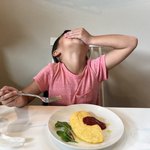 ナガタ店 - オムレツ…600円／姪っ仔猫の大好物