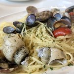 ナガタ店 - アサリと貝類のパスタ…1500円+大盛200円増し