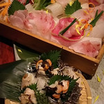 海鮮出汁居酒屋　淡路島の恵み だしや - アカハタとサザエ