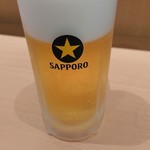 たも屋 - 生ビール