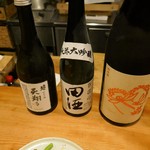 ななしの庵 - 冷酒も色々あります