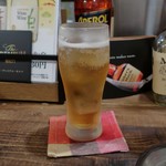 灯 - 茶葉つけこみ焼酎ソーダ割り